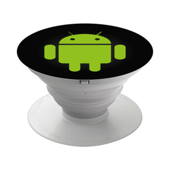 Android, Phone Holders Stand  Λευκό Βάση Στήριξης Κινητού στο Χέρι