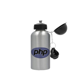 PHP, Metallic water jug, Silver, aluminum 500ml