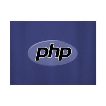 PHP, Επιφάνεια κοπής γυάλινη (38x28cm)