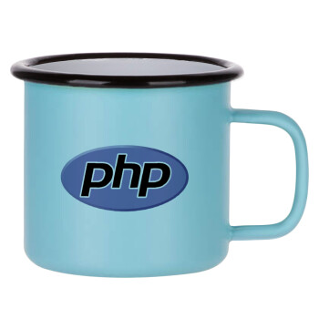 PHP, Κούπα Μεταλλική εμαγιέ ΜΑΤ σιέλ 360ml