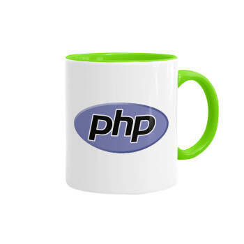 PHP, Κούπα χρωματιστή βεραμάν, κεραμική, 330ml