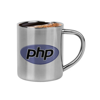 PHP, Double-wall metal cup for espresso (220ml)