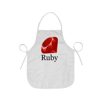 Ruby, Ποδιά Σεφ Ολόσωμη κοντή Ενηλίκων (63x75cm)