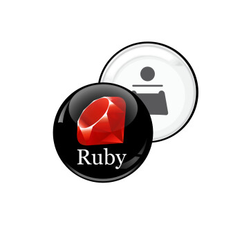 Ruby, Μαγνητάκι και ανοιχτήρι μπύρας στρογγυλό διάστασης 5,9cm