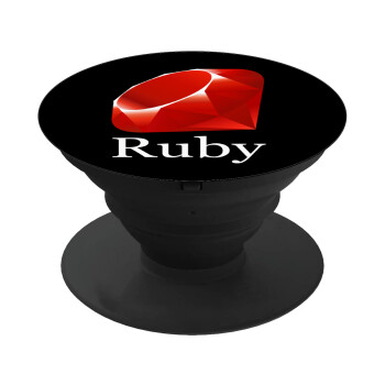 Ruby, Phone Holders Stand  Black Hand-held Mobile Phone Holder