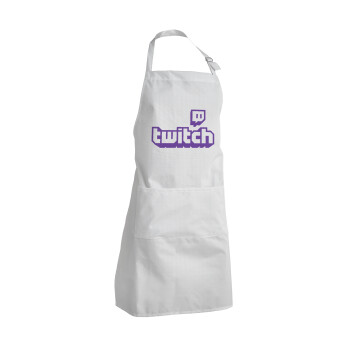 Twitch, Adult Chef Apron (with sliders and 2 pockets)