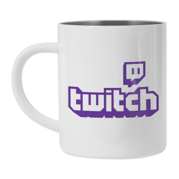 Twitch, Mug Stainless steel double wall 450ml