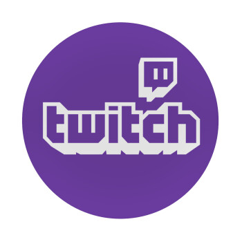 Twitch, Mousepad Στρογγυλό 20cm