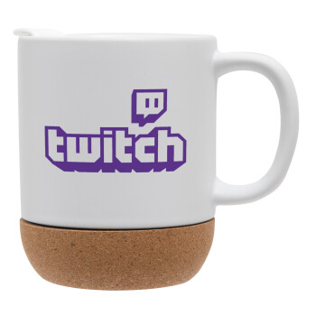 Twitch, Ceramic coffee mug Cork (MAT), 330ml (1pcs)