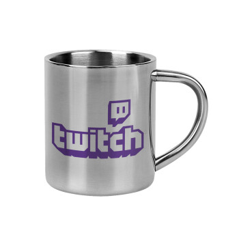 Twitch, Mug Stainless steel double wall 300ml