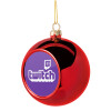 Christmas tree ball Red 8cm