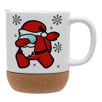 Among US Xmas, Ceramic coffee mug Cork (MAT), 330ml (1pcs)