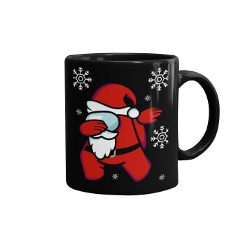 Among US Xmas, Mug black, ceramic, 330ml