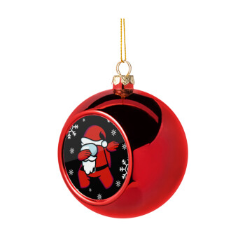 Among US Xmas, Christmas tree ball Red 8cm