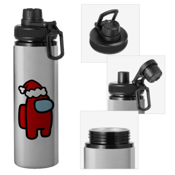 Among US Santa, Metallic water bottle with safety cap, 850ml aluminum