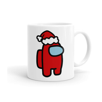Among US Santa, Ceramic coffee mug, 330ml (1pcs)