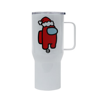 Among US Santa, Mega Stainless steel Tumbler with lid, double wall 750L