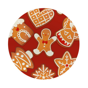 xmas cookies, Mousepad Round 20cm