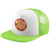 Adult Soft Trucker Hat with Mesh GREEN/WHITE (POLYESTER, ADULT, ONE SIZE)