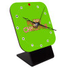 Quartz Wooden table clock (10cm)