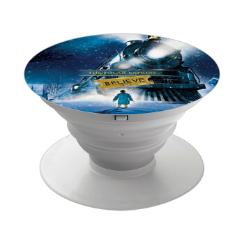 The Polar Express, Phone Holders Stand  White Hand-held Mobile Phone Holder