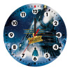 Wooden wall clock (20cm)