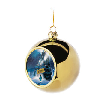 The Polar Express, Χριστουγεννιάτικη μπάλα δένδρου Χρυσή 8cm