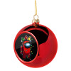 Christmas tree ball Red 8cm