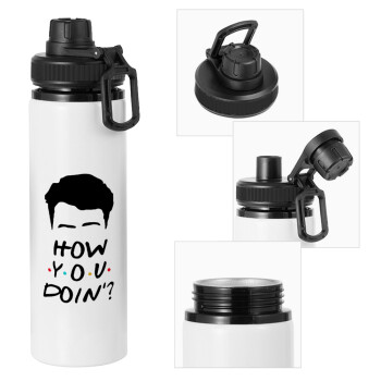 Friends how you doin?, Metal water bottle with safety cap, aluminum 850ml