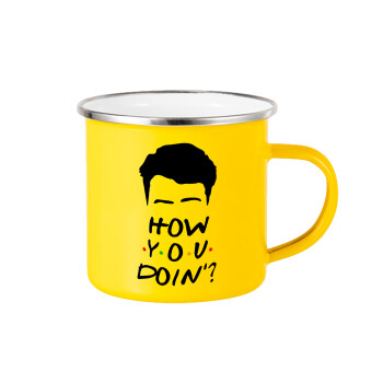 Friends how you doin?, Yellow Enamel Metallic Cup 360ml