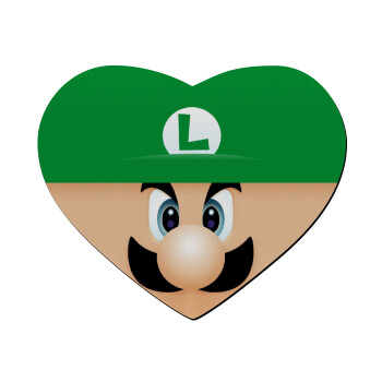 Luigi flat, Mousepad heart 23x20cm