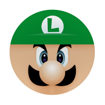 Luigi flat, Mousepad Round 20cm