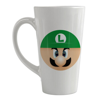 Luigi flat, Κούπα κωνική Latte Μεγάλη, κεραμική, 450ml