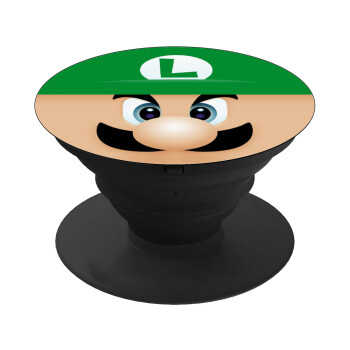 Luigi flat, Phone Holders Stand  Black Hand-held Mobile Phone Holder