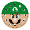 Wooden wall clock (20cm)