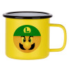 Metallic enamel MATT Yellow cup 360ml