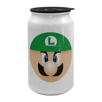 Luigi flat, Κούπα ταξιδιού μεταλλική με καπάκι (tin-can) 500ml