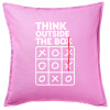 Sofa cushion Pink 50x50cm includes filling