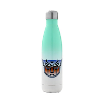 Transformers, Metal mug thermos Green/White (Stainless steel), double wall, 500ml