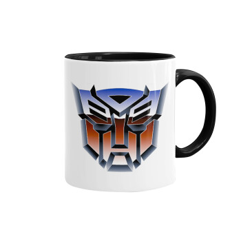 Transformers, Mug colored black, ceramic, 330ml