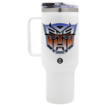 Transformers, Mega Tumbler με καπάκι, διπλού τοιχώματος (θερμό) 1,2L