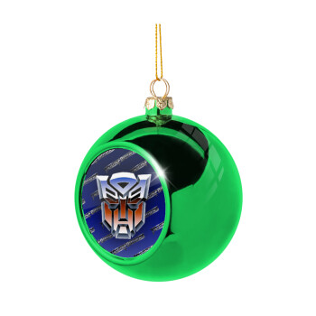 Transformers, Green Christmas tree ornament ball 8cm