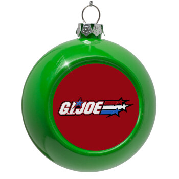 G.I. Joe, Green Christmas tree ornament bauble 8cm