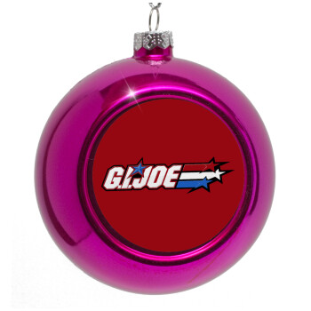 G.I. Joe, Purple Christmas tree ornament bauble 8cm