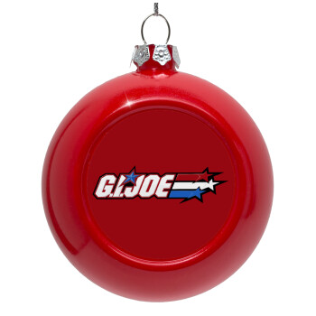 G.I. Joe, Red Christmas tree ornament bauble 8cm