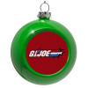 Green Christmas tree ornament bauble 8cm