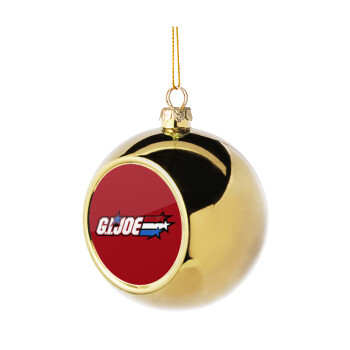 G.I. Joe, Golden Christmas tree ball ornament 8cm