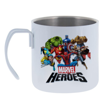 MARVEL heroes, Mug Stainless steel double wall 400ml