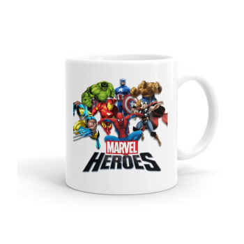 MARVEL heroes, Ceramic coffee mug, 330ml (1pcs)