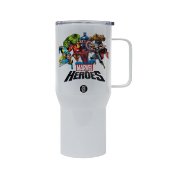 MARVEL heroes, Mega Stainless steel Tumbler with lid, double wall 750L